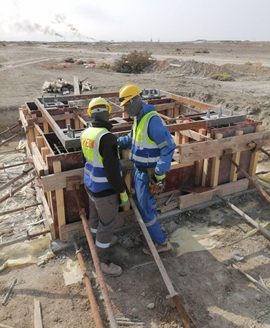Construction of 33kva electrical towers